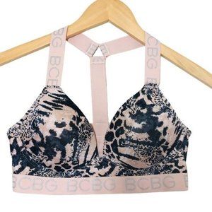 BCBGENERATION Strappy Animal Print Bra Size 34B